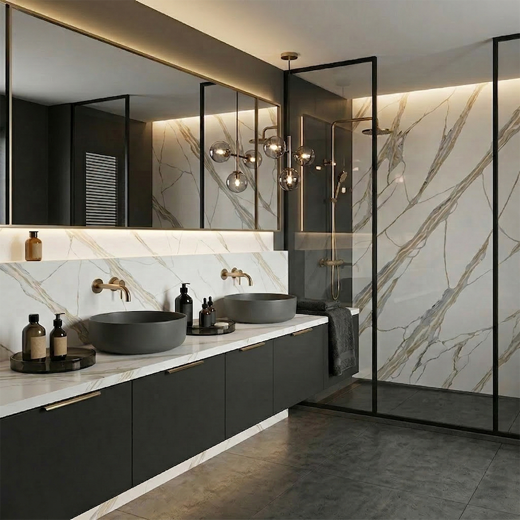 ES-Nile Calacatta Quartz Slab