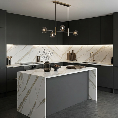 ES-Nile Calacatta Quartz Slab