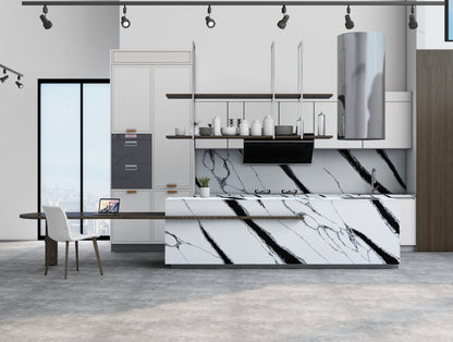ES-Panda White Quartz Slab
