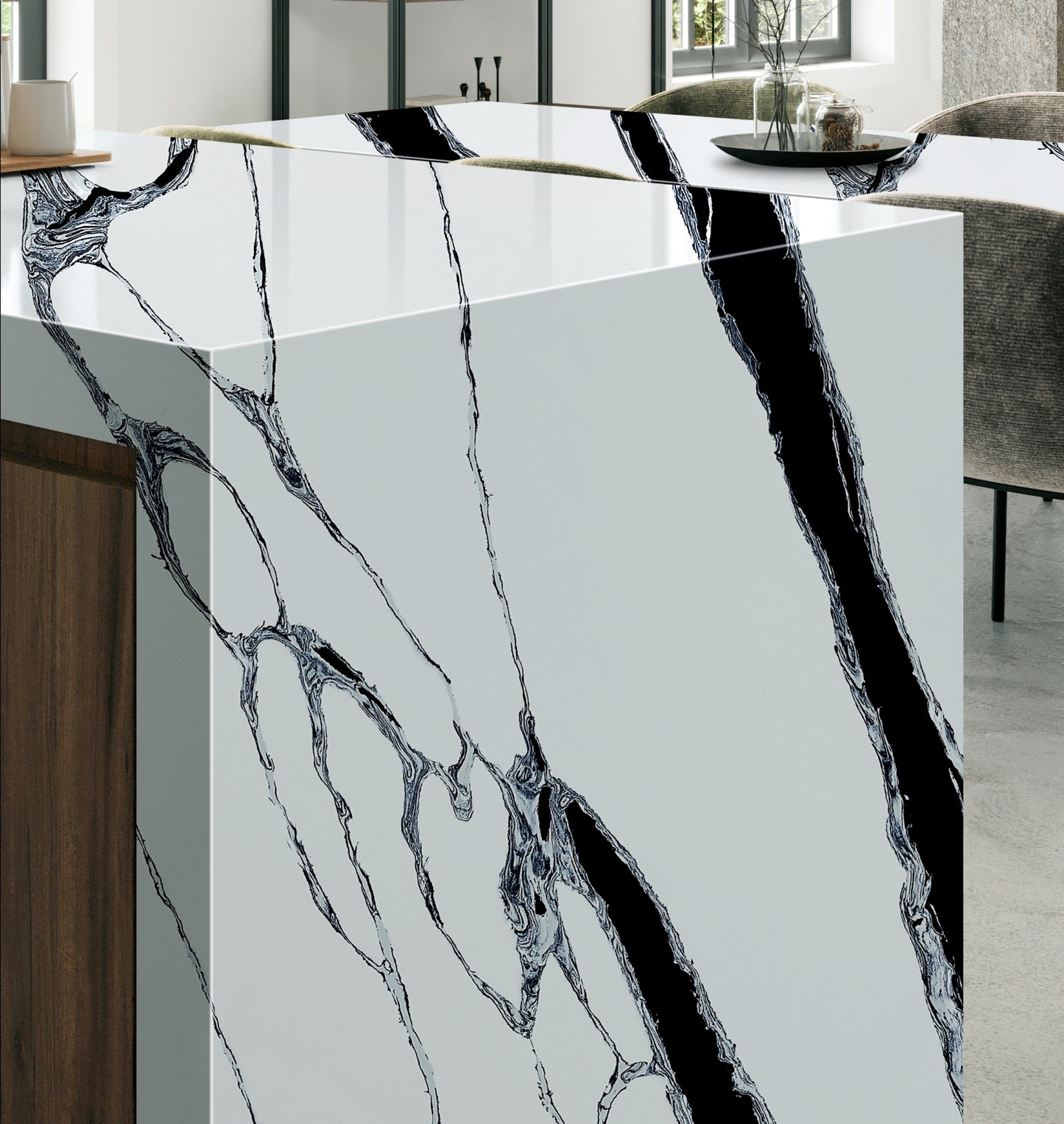 ES-Panda White Quartz Slab