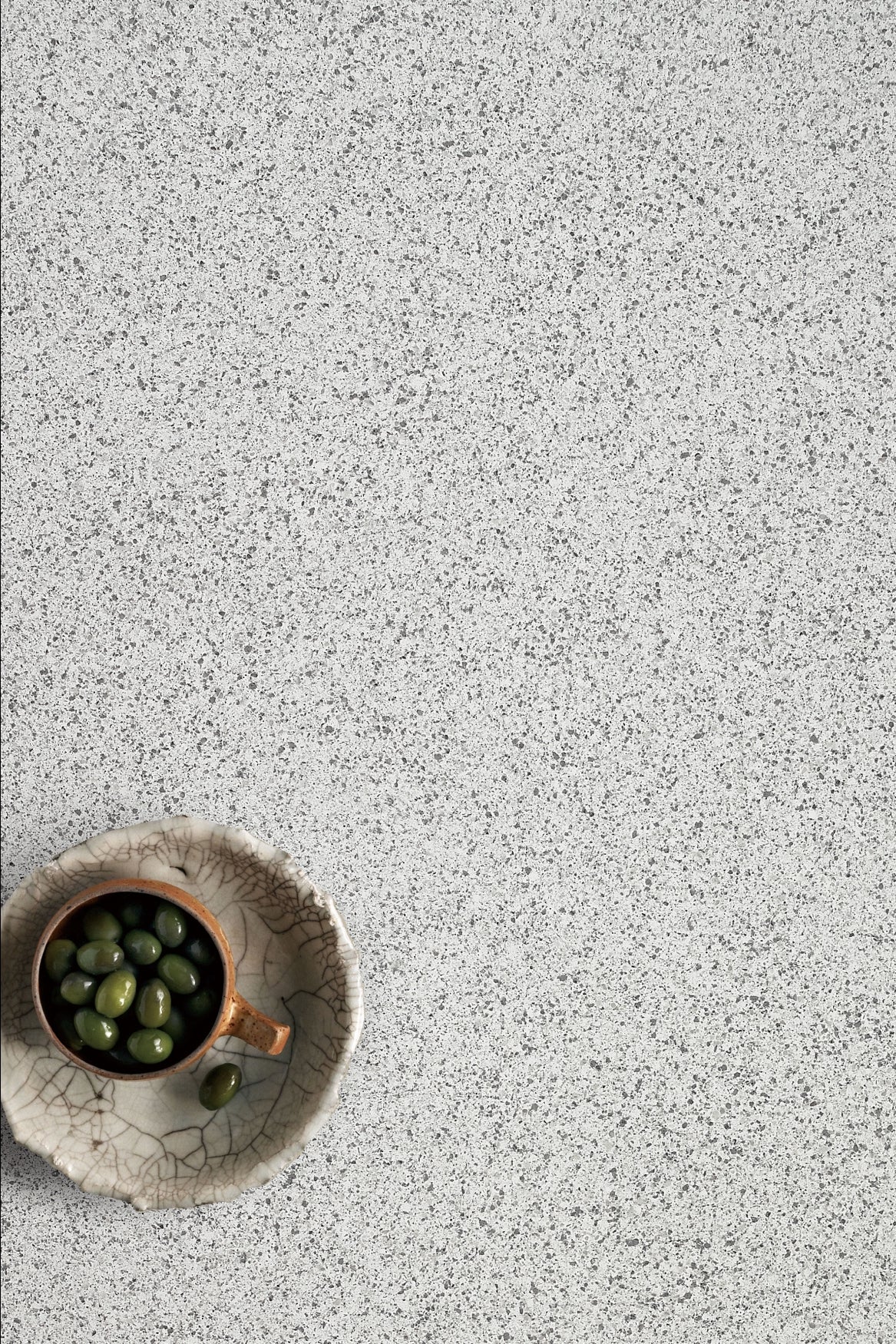 ES-Pepper Grey Quartz Slab