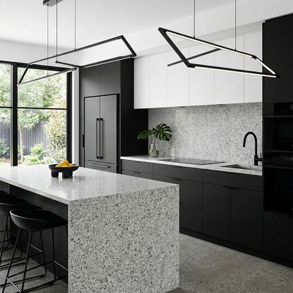 ES-Pepper Grey Quartz Slab