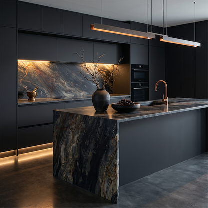 ES-Tempest Blue Quartzite Slab
