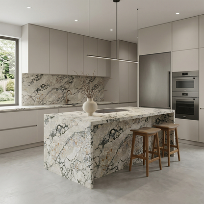 ES-Verde Lumina Quartz Slab