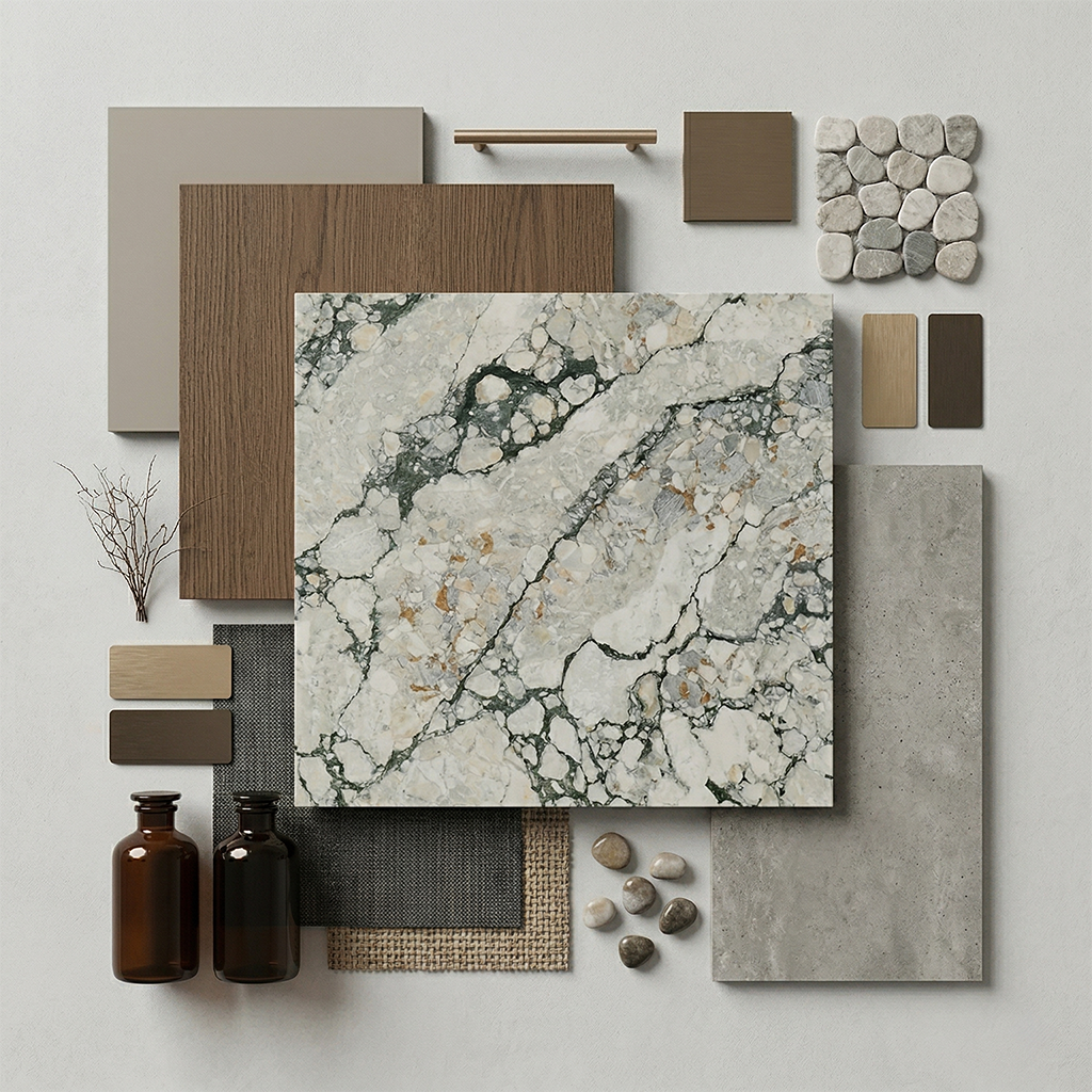ES-Verde Lumina Quartz Slab