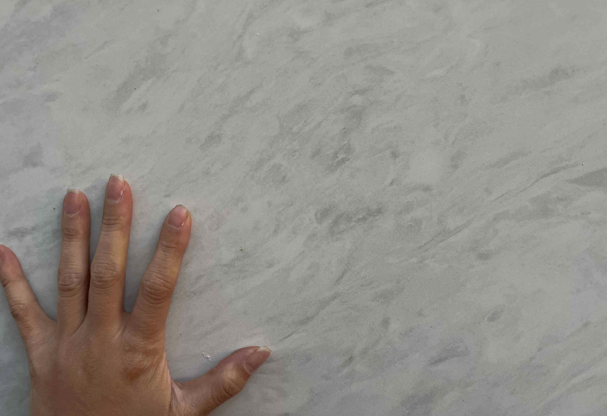 ES-Volakano White Quartz Slab