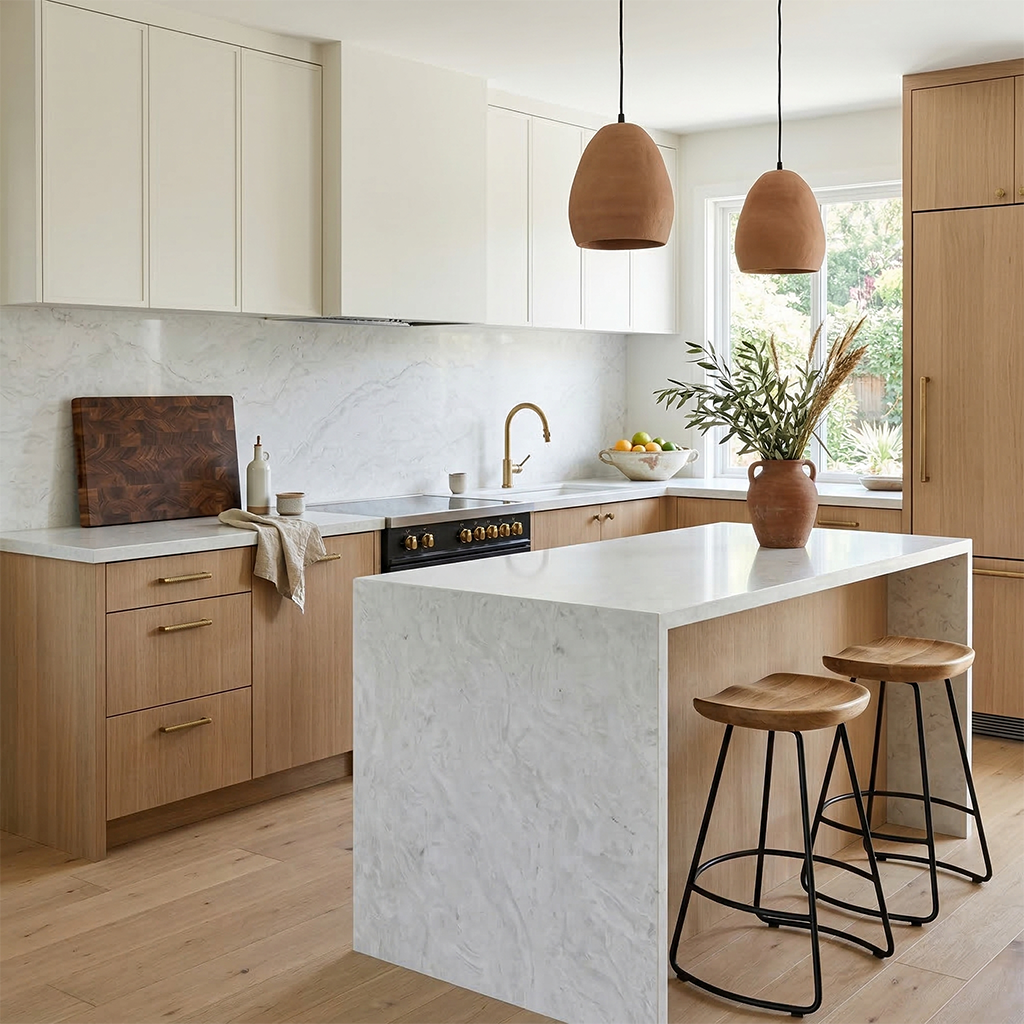 ES-Volakano White Quartz Slab