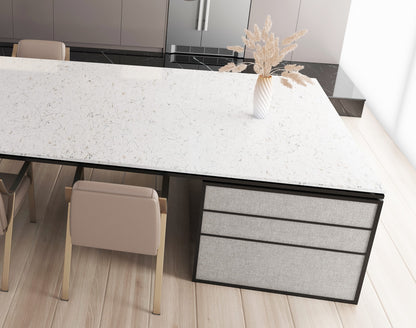 ES-White Cloud Quartz Slab
