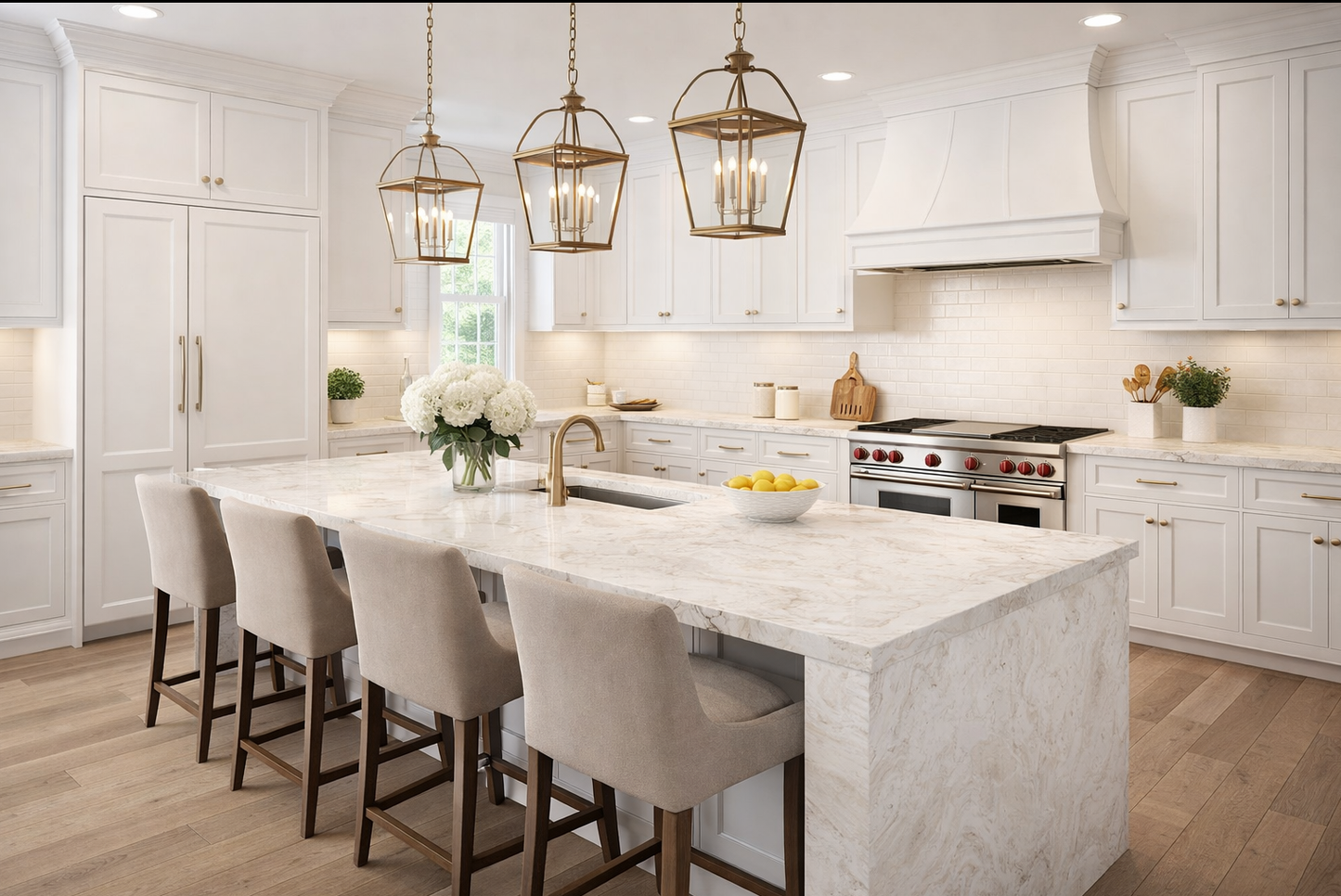 Fendi White Quartz Slab