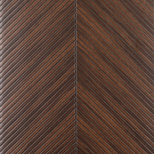 Alder Herringbone Polypropylene Interior Decorative Wall Panel, wood look finish for interior wall cladding