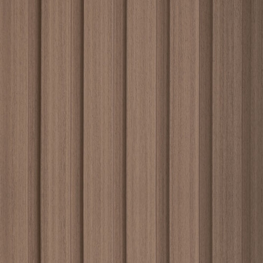 Driftwood Beige Large Slatted Polypropylene Interior Decorative Wall Panel