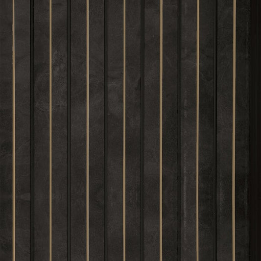 Gilded Charcoal Corrugated Polypropylene Interior Decorative Wall Panel