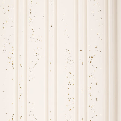 Gilded Fleck Multi Width Slatted Polypropylene Interior Decorative Wall Panel, metallic finish for interior wall cladding