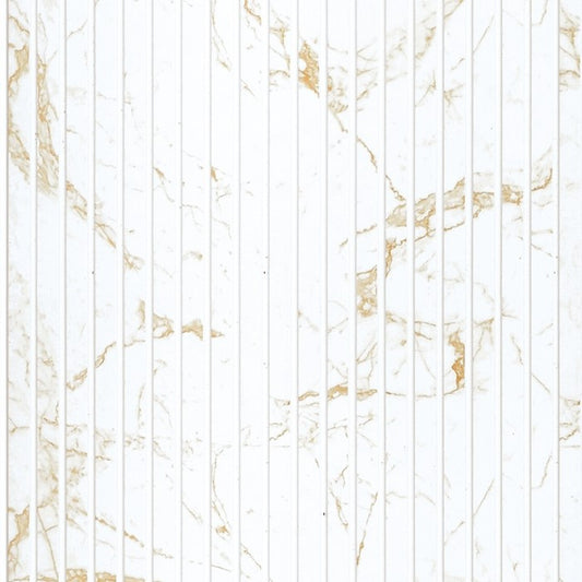 Gilded Vein Slatted Polypropylene Interior Decorative Wall Panel, marble look polypropylene wall cladding for interior walls