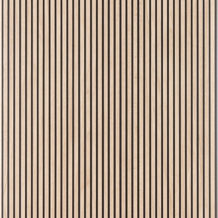 Maple Two-Tone Slatted Polypropylene Interior Decorative Wall Panel, wood look finish for interior wall cladding