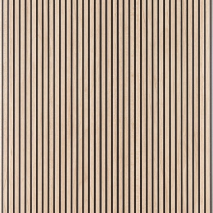Maple Two-Tone Slatted Polypropylene Interior Decorative Wall Panel, wood look finish for interior wall cladding