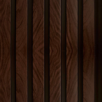 Red Oak Slatted Polypropylene Interior Decorative Wall Panel