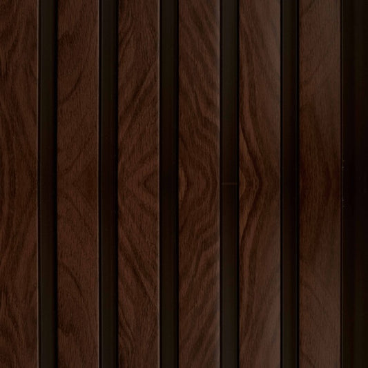 Red Oak Slatted Polypropylene Interior Decorative Wall Panel