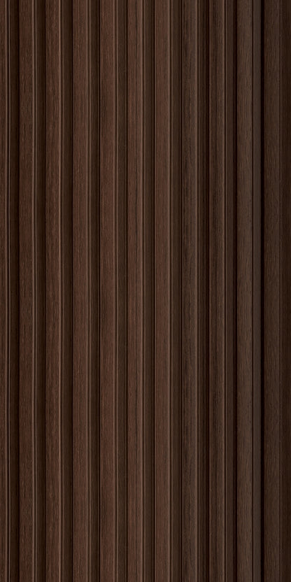 Red Oak Slatted Polypropylene Interior Decorative Wall Panel