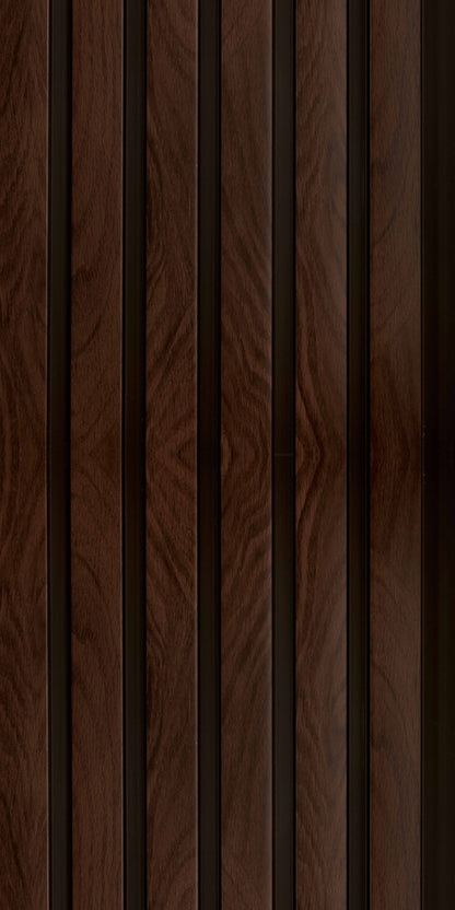 Red Oak Slatted Polypropylene Interior Decorative Wall Panel