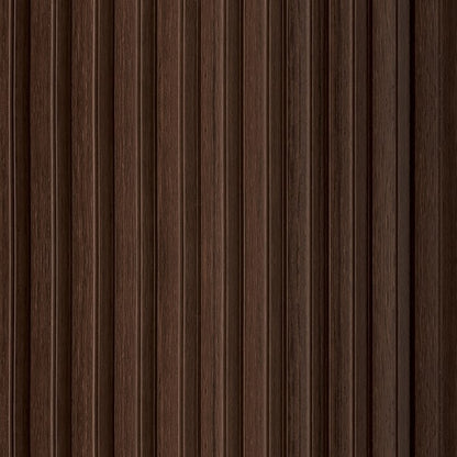Red Oak Slatted Polypropylene Interior Decorative Wall Panel