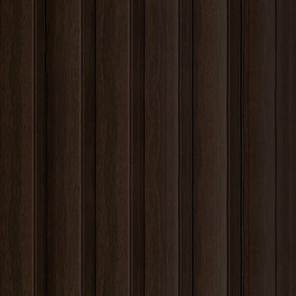 Wenge Slatted Polypropylene Interior Decorative Wall Panel