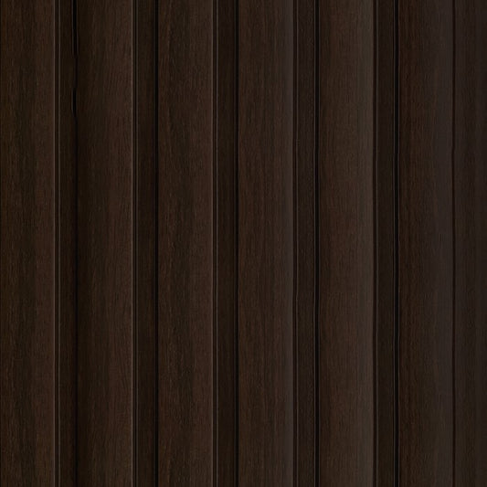 Wenge Slatted Polypropylene Interior Decorative Wall Panel
