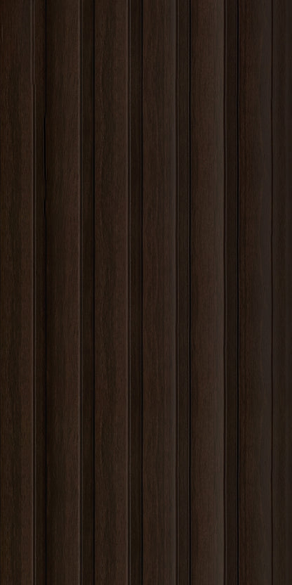 Wenge Slatted Polypropylene Interior Decorative Wall Panel