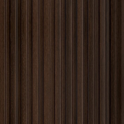 Wenge Slatted Polypropylene Interior Decorative Wall Panel