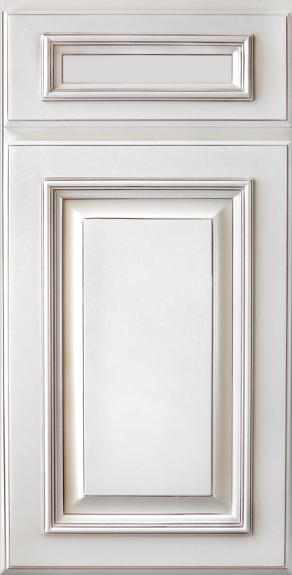 L-Ivory White Raised Panel