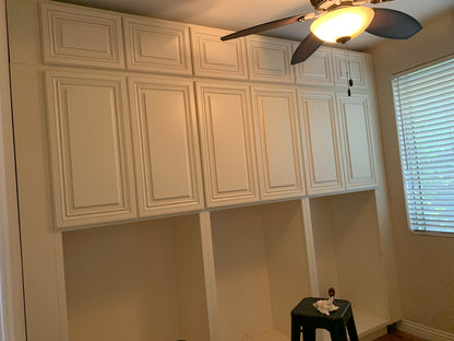 L-Ivory White Raised Panel