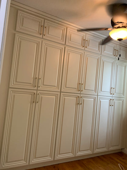 L-Ivory White Raised Panel