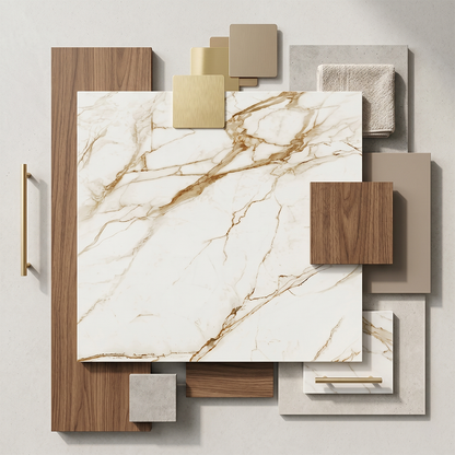GM-Atlas Concorde HybridSlab™ Calacatta Imperiale Rectified Porcelain Slab