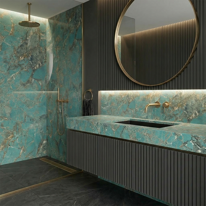 GM-Atlas Concorde HybridSlab™ Amazzonite Rectified Porcelain Slab