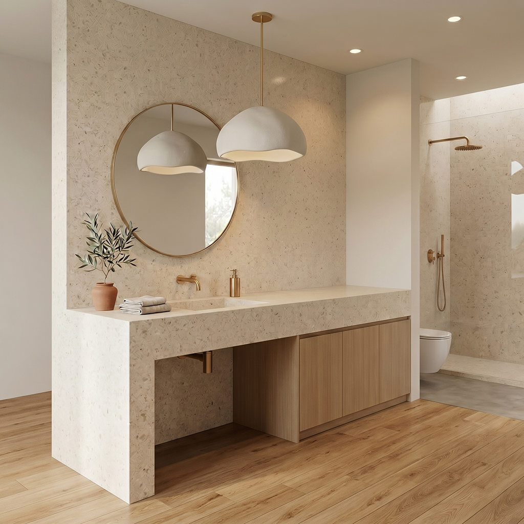 GM-Atlas Concorde HybridSlab™ Boost Mix Ivory Rectified Porcelain Slab