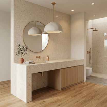 GM-Atlas Concorde HybridSlab™ Boost Mix Ivory Rectified Porcelain Slab