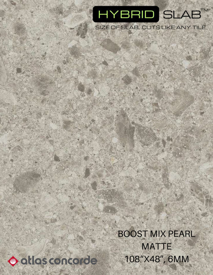 GM-Atlas Concorde HybridSlab™ Boost Mix Pearl Rectified Porcelain Slab