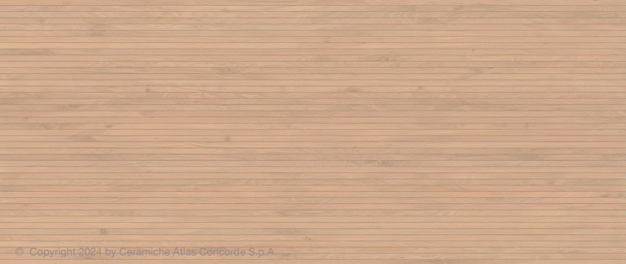 GM-Atlas Concorde HybridSlab™ Bright Oak Line Rectified Porcelain Slab