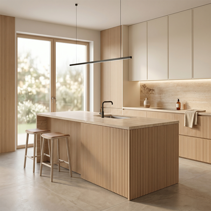 GM-Atlas Concorde HybridSlab™ Bright Oak Line Rectified Porcelain Slab