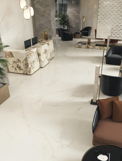 GM-Atlas Concorde HybridSlab™ Calacatta Apuano Rectified Porcelain Slab