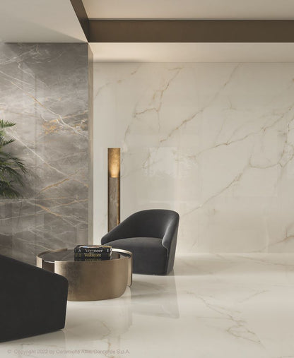 GM-Atlas Concorde HybridSlab™ Calacatta Apuano Rectified Porcelain Slab