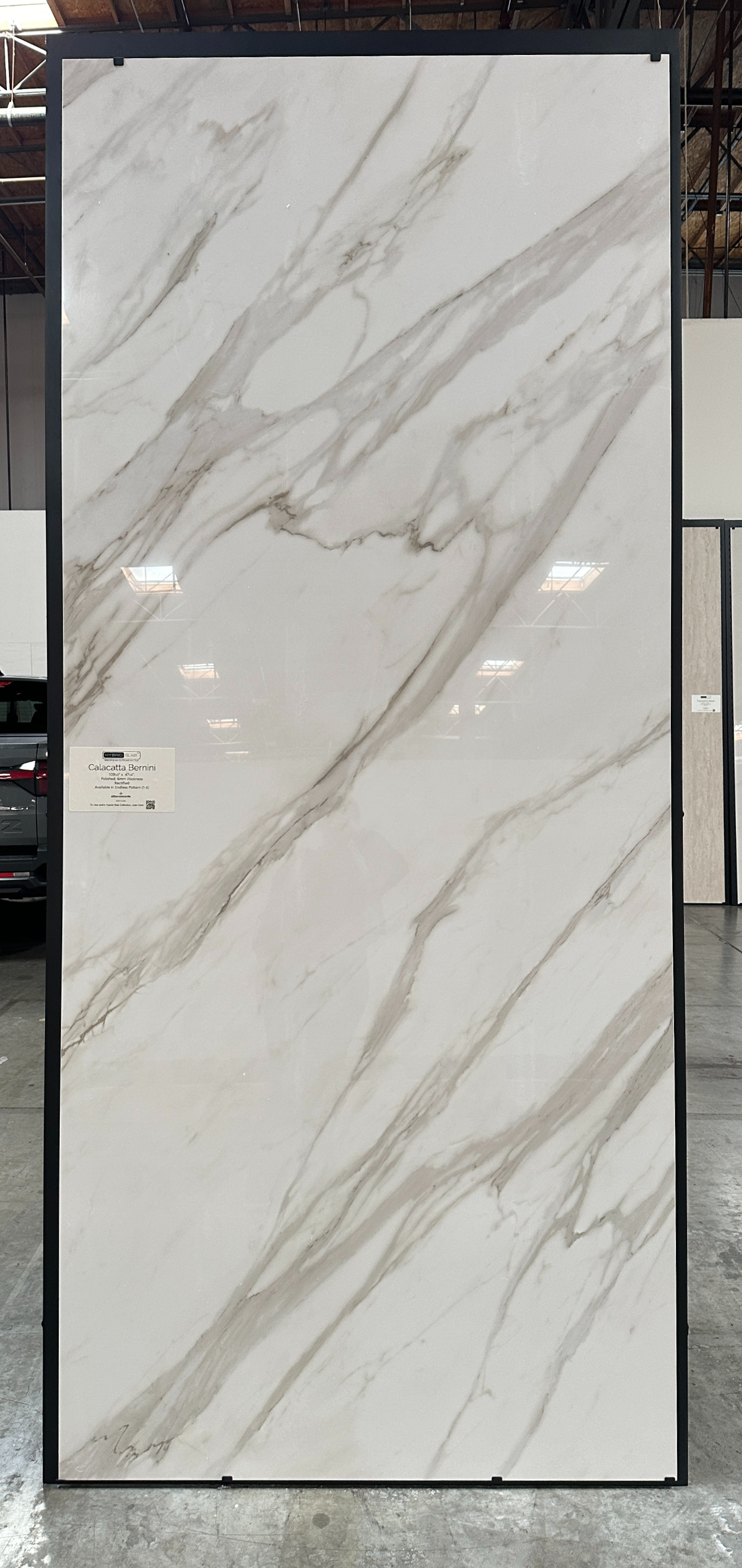 GM-Atlas Concorde HybridSlab™ Calacatta Bernini Rectified Porcelain Slab