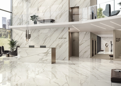 GM-Atlas Concorde HybridSlab™ Calacatta Bernini Rectified Porcelain Slab