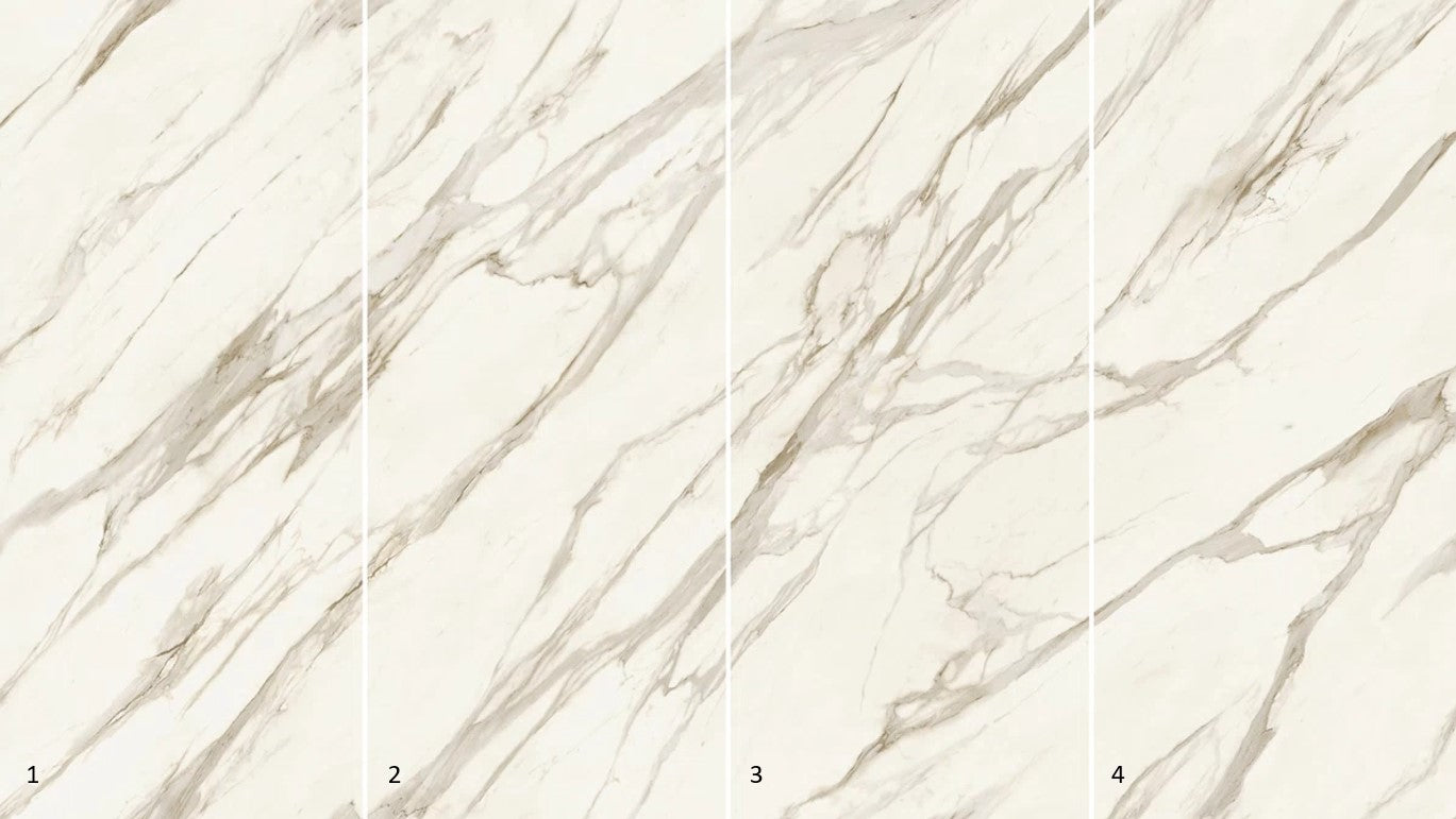 GM-Atlas Concorde HybridSlab™ Calacatta Bernini Rectified Porcelain Slab