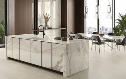 GM-Atlas Concorde HybridSlab™ Calacatta Bernini Rectified Porcelain Slab