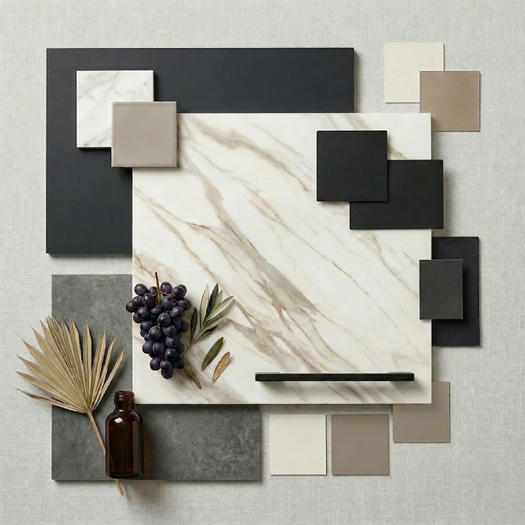 GM-Atlas Concorde HybridSlab™ Calacatta Bernini Rectified Porcelain Slab