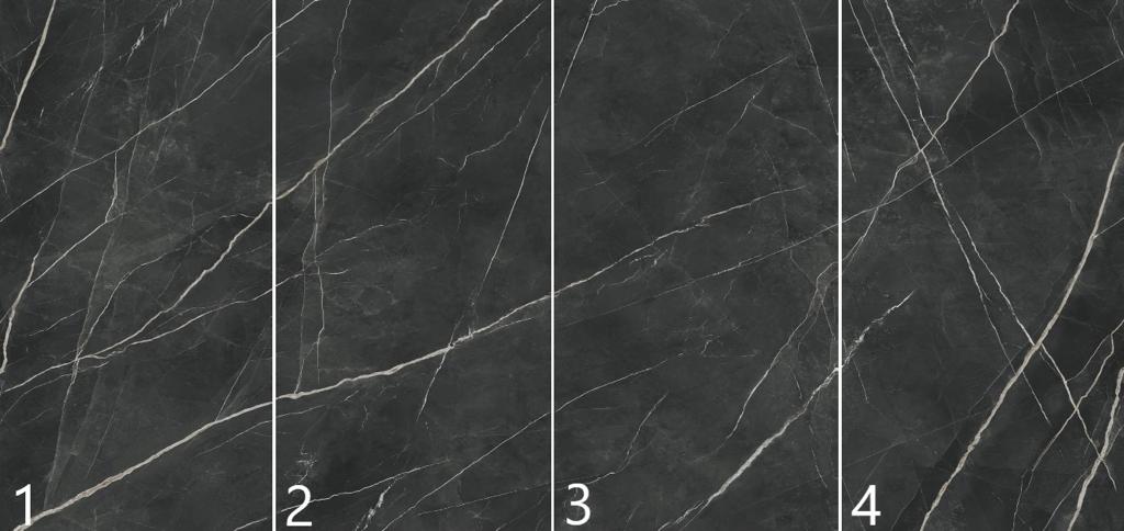 GM-Atlas Concorde HybridSlab™ Calacatta Black Rectified Porcelain Slab