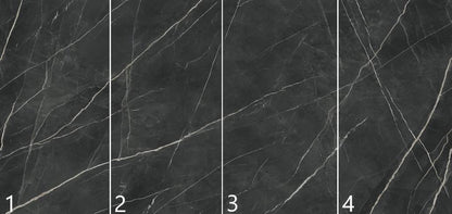 GM-Atlas Concorde HybridSlab™ Calacatta Black Rectified Porcelain Slab