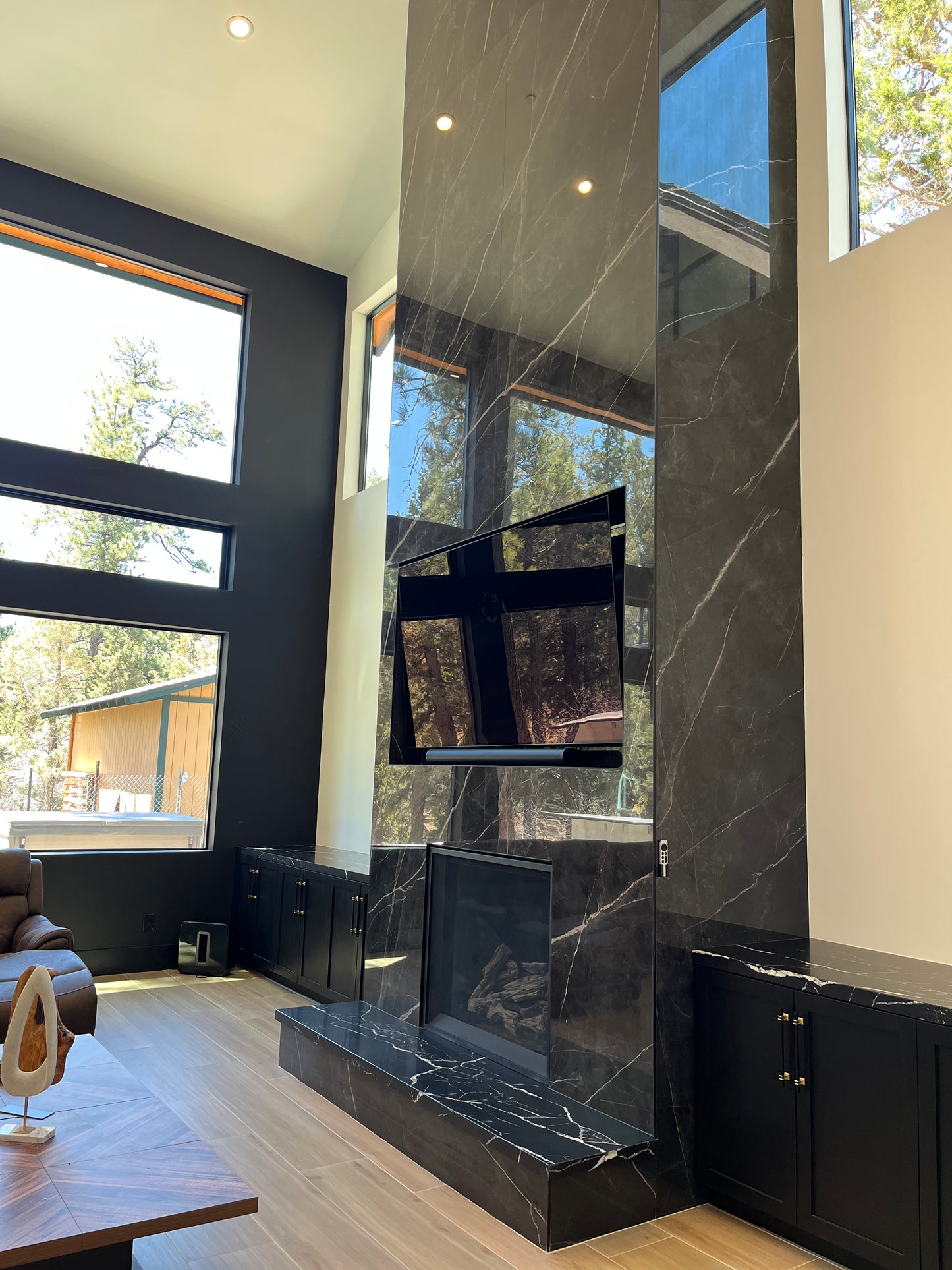 GM-Atlas Concorde HybridSlab™ Calacatta Black Rectified Porcelain Slab