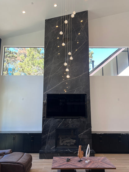 GM-Atlas Concorde HybridSlab™ Calacatta Black Rectified Porcelain Slab